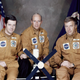 La primera tripulación de la primera estación espacial de la NASA. De izquierda a derecha: Joseph Kerwin, Charles Conrad y Paul Weitz.